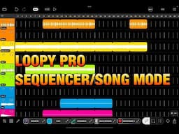 Loopy Pro - Sequencer & Song Mode - Getting Started - Synth Used is the Waldorf Microwave 1 - iOS