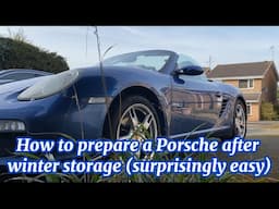 Tips After winter storage & care of your car now it’s time to start back on the road for summertime