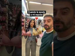 Cuando le ayudo a mi esposa #shorts #parejas