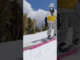 Coaching to do your first medium box @outdoormasterUS @clewsnowboarding #snowboarding