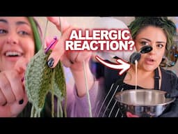 Testing NEW RUG BACKING ADHESIVE! & Crocheting Leafy Vines 🍃 | Artsy Studio Vlog #90