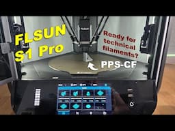 FLSUN S1 Pro – Fast 3D Printer for Technical Filaments Too?
