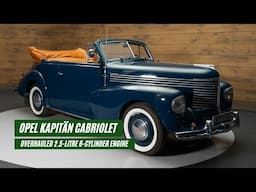 Opel Kapitän Cabriolet | Restored | 1939 -VIDEO- www.ERclassics.com