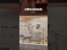 Fujii Kaze in studio recording Masshiro!!! 🤍🤍🤍