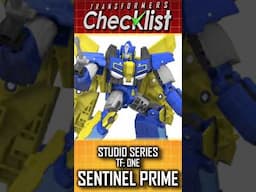 ✅ Transformers CHECKLIST: Studio Series PART 136 - TF: One SENTINEL PRIME