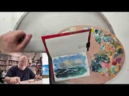 Sketch Book Painting My Daughters Backyard 2
