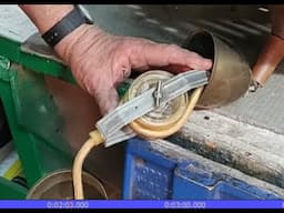 Inspecting a Retractable Dinette Light in the Secret Underground Laboratory Recovery and Salvage