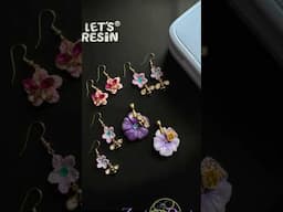 Spring Polymer Clay Flower & Bee Earrings
