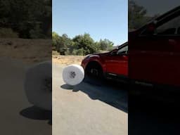 Worlds Biggest Donut rolls downhill 🍩