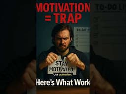 Why ‘Motivation’ Is a Trap?! And What Actually Works?!  #habits #motivation #motivational #brain