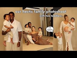 Our Hectic Family Photoshoot With TWO Toddlers!