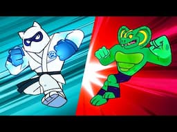 The First Battle! | Heroes of Goo Jit Zu | Cartoons for Kids | Moose Mania