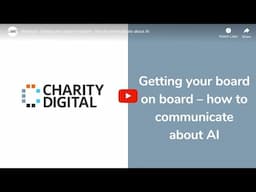 Getting your board on board – how to communicate about AI