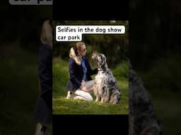 Self portrait photography in the dog show car park #showdog #selfportraitphotography