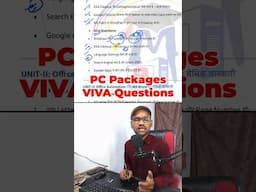 🎓 PGDCA Unit 1 Viva Questions: Ace Your Exam! 🚀