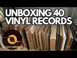 FIRST VINYL RECORD UNBOXING OF 2025 | 40 RECORDS!
