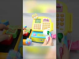 Satisfying with Unboxing Pororo Market Toy Cash Register 뽀로로 마트 계산대 장난감 ASMR #shorts