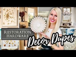 I DUPED *RESTORATION HARDWARE* & SAVED Over $1500 On DESIGNER HOME DECOR!
