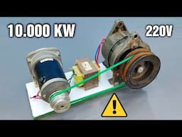 I Have Made Free Electricity with a Car Alternator - Free Energy Liberty Engine 5.0