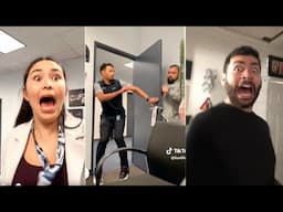 BEST SCARECAM  Pranks Reaction 2025 😂 #346 // Jumpscare // Funny Video //TikTok Honors/