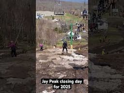 A little SMUD never hurt haha This was the scene at Jay Peak for closing day this year! #skiing