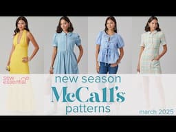 New Season McCall's Patterns - March 2025