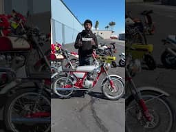 Sticking with the smaller displacement bikes, next up from todays arrivals is a Honda Dream 50!