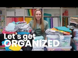 Sorting ALL my quilt fabrics