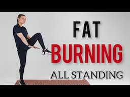 30 min STANDING FAT BURNING WORKOUT /  Full Body Cardio🔥 / Knee Friendly / Home workout