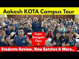 Aakash Institute Kota Campus Tour | Students Review | New Batch Admission Details 2025