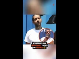 Never forget when Nipsey Hussle checked the Paparazzi! 💪