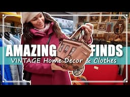 Finding VINTAGE CLOTHES and HOME DECOR | Vintage Shopping in Italy