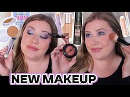 Testing NEW Makeup from Sephora & Ulta! Saie Powder Blushes + Huda Setting Spray