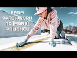 CATAMARAN BUILD: From Seams to Smooth - Cabin Top Progress Continues (MJ Sailing - Ep 354)