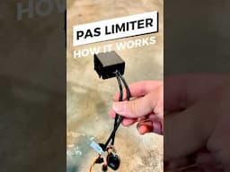How the PAS sensor based speed limiter works. Make my e-bike slower, said nobody ever!