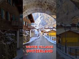 🇨🇭☃️ Best Swiss WINTER VILLAGES 🇨🇭❄️