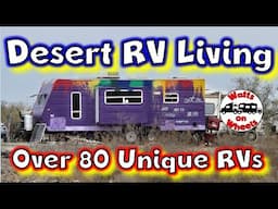 🤔What Do People Live In When In The Desert // Quartzsite, AZ // Over 80 Unique RVs