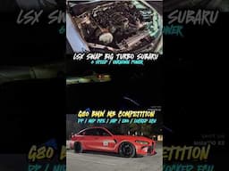 LSX BIG TURBO SWAP SUBARU VS G80 M3 COMP BOLT ONS / E30 / PIGGYBACK #racing #carracing #turbo