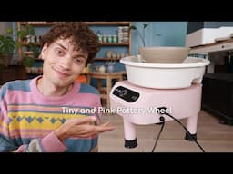 I Tried This Cute Pink Pottery Wheel
