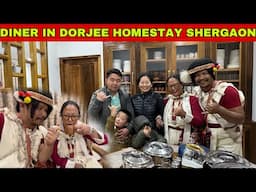 I had a blasting 💥 dinner Party in Dorjee Homestay Shergaon Arunachal Pradesh