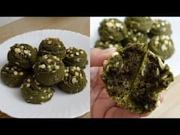 12 Minute Matcha Cookie Recipe! Easy No Chill Cookie Dough! How to Make Matcha Cookies