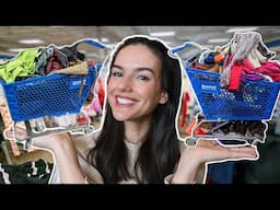 I Ended up FILLING TWO FULL CARTS at Goodwill!! Come Thrift With Me to Resell Online eBay & Poshmark