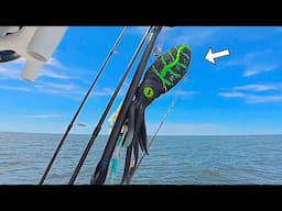 Fishing this *NEW* Color Squid Lure in the Gulf and Caught THIS!
