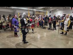 Armored Combat Fight at the Middle Kingdom Rose Tournament 2025