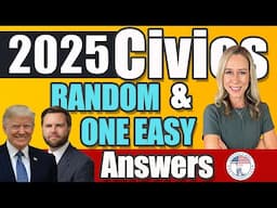 2025 U.S. Citizenship Official USCIS 100 Civics Questions 2008 version v9R1 #citizenshipwithjackie