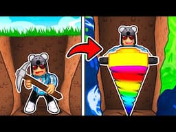 How I Got INFINITE STRENGTH in Roblox Dig to Earth's Core