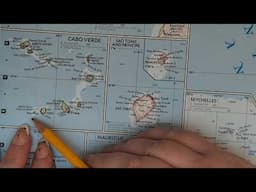 ASMR ~ Brava, Cape Verde History & Geography ~ Soft Spoken Map Tracing Google Earth