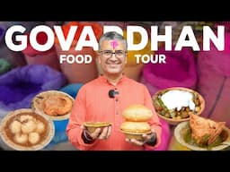 Govardhan, Mathura Food Tour I ब्रजभूमि का असली स्वाद I Aloo Kachori, Rabri, Khurchan, Sev Paratha