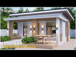Modern Tiny House Design | 6m x 6m Floor Plan (Cozy house)
