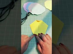 Bexiga Balão Origami Dobradura #alinnemarques #origami #dobradura #alinnesworld #diy #bexiga #paper